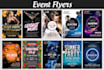 design ultra professional flyers, party, invitation or event