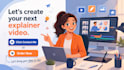 create a 2d animated explainer video