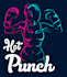 create a cool pink blue vector from your photo