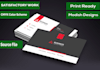 design luxury minimalist business card and professional stationery