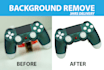 remove background bulk image with white or transparent png
