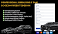 design  chauffeur , limousine and taxi booking  website