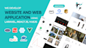develop website and web application using PHP laravel, vue js, react js, nuxt js