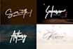 design scripted, handwritten, cursive, handwriting logo