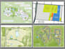 create architectural or real estate site plan master plan map illustration