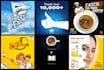 design attractive social media post, banners