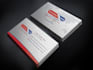 design double side minimalistic letterpress business cards