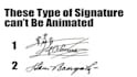 animate your handwritten signature style logo