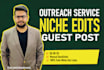 provide dofollow guest post outreach seo backlinks