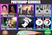 do photoshop work proffesionally in 1 hour