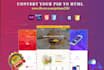 convert image to html, psd to html responsie website