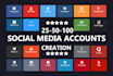 create and setup your social media account