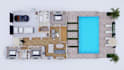 make 3d floor plan and render