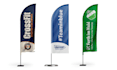 do amazing design tear drop flag, feather flag, wind beach