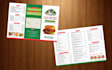 shape up easily readable, stylish menu