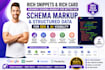 add schema markup and structured data for SEO and ai visibility