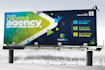 design a digital billboard banner