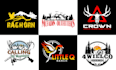 do hunting fishing outdoor deer logo super fast delivery