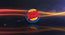 create glowing particle logo and text intro animation