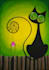 design beautiful moon river canvas painting
