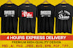 create stunning custom typographic t shirt designs