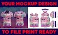 do vectorize and your design ready to print