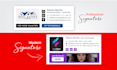 make clickable HTML email signature for gmail, outlook etc