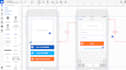 design mobile app wireframe UI UX in figma design