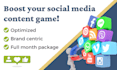 design 15 engaging social media posts for you