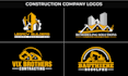 design a professional construction and contractor logo
