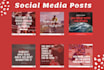 create 12 social media posts for you in 1 day