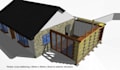 create a 3d construction animation of your small project