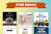 design and code HTML email template