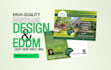 create professional postcard design for your business