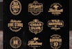 do retro vintage logo design