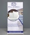 professional roll up and pop up banner design stand out with impactful visuals