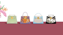 design trendy handbag, purse, tote bag with full tech pack