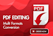 convert jpeg to word, excel, PDF or any