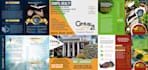 design brochure with bi fold and tri fold