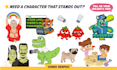 create custom cartoon characters for your project