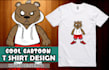 draw cool cartoon t shirt design