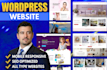 design, build, redesign, develop, clone, update, or customize wordpress website
