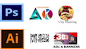 do photoshop and illustrator work professionally