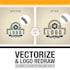 vectorize tracing or logo redesign