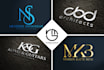 create an luxury initial or monogram logo design