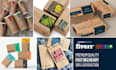 create box packaging design, product box packaging, kraft packaging