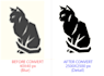 convert a low resolution graphic to high resolution