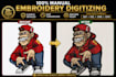 manually digitize your logo for embroidery in dst pes emb exp ofm