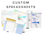 create a custom spreadsheet for you