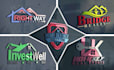design real estate, construction,excavation logo